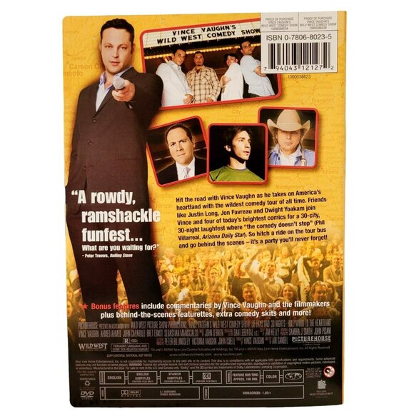 Vince Vaughn's Wild West Comedy Show DVD - 829thdvd - Picture 2 of 2
